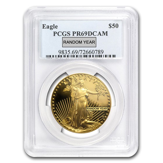 1 oz Proof Gold American Eagle PR-69 PCGS (Random Year) 1 oz Proof Gold American Eagle PR-69 PCGS (Random Year)